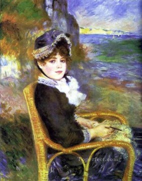 a la orilla del mar Pierre Auguste Renoir Pinturas al óleo